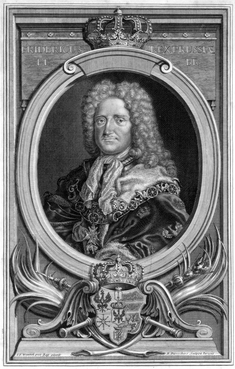 Büyük Frederick, Prusya Kralı. by E. Besrochers