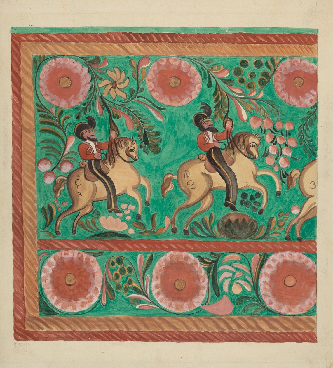 Yağa Boyalı Yerli Çam Sandığı, 19351942. by E. Boyd