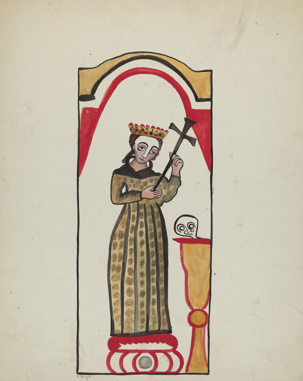 Altarpiece-Santa Rita, 19351942. by E. Boyd