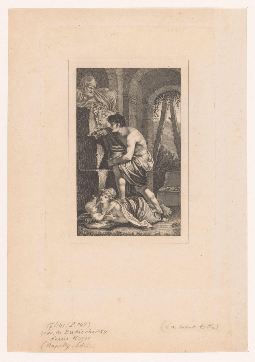 het goud içinde Edward altın için susuzluk by E. Budischoirky