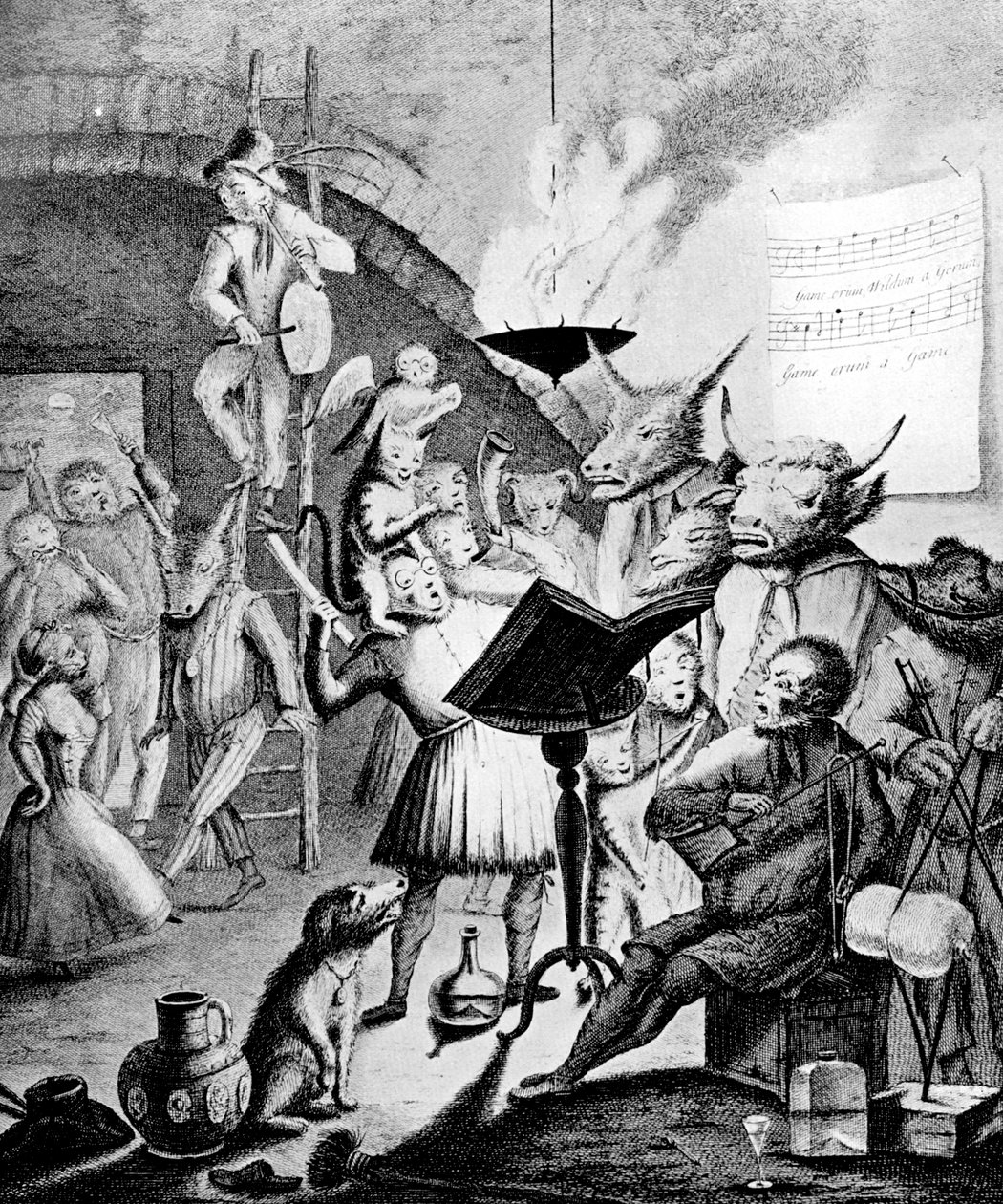 Eğer müzikler tılsımlar kalpleri büyüleyebilirse, 1730. by E. Heemskirck
