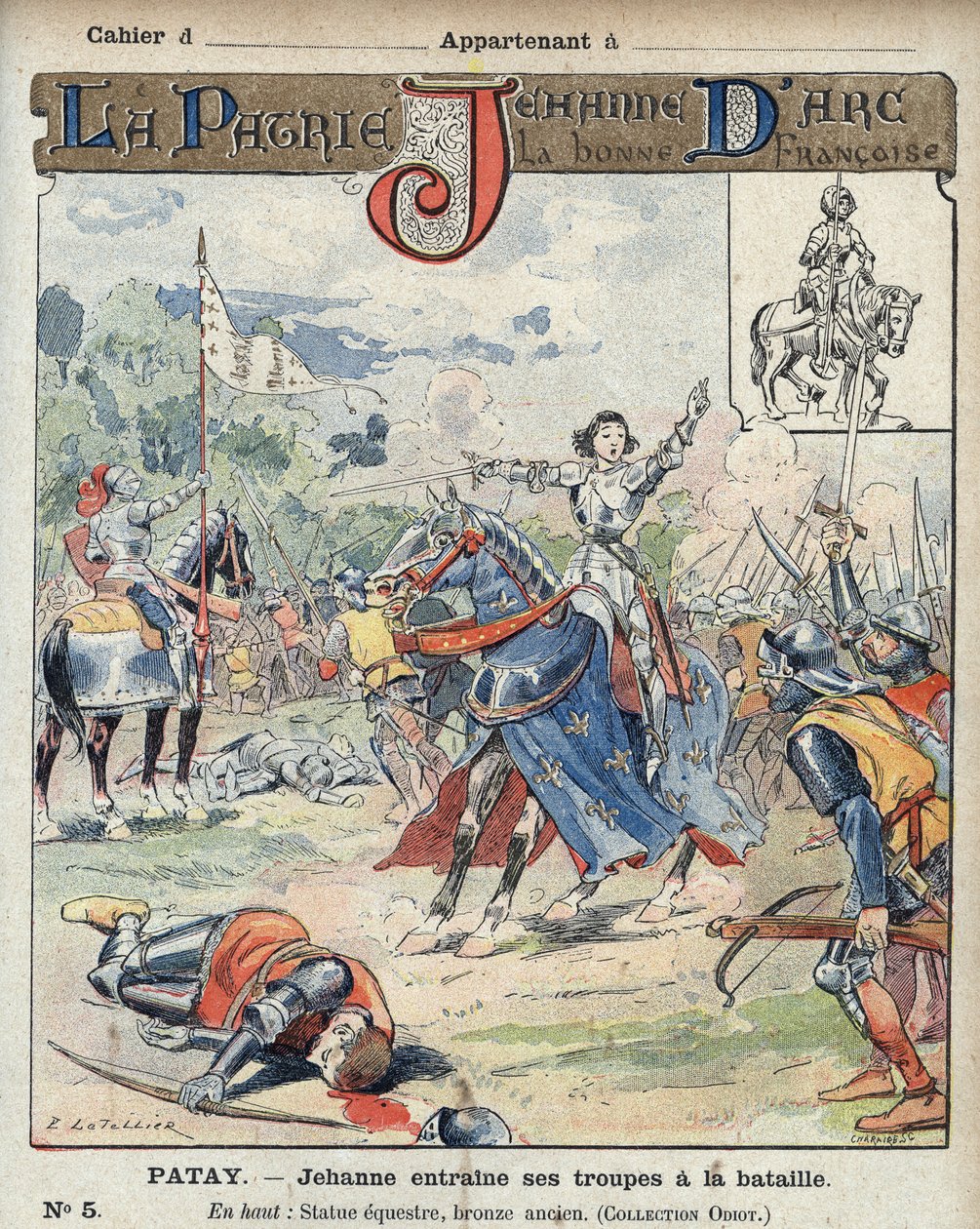 Fransa ve İngiltere arasında Yüz Yıl Savaşı by E. Letellier
