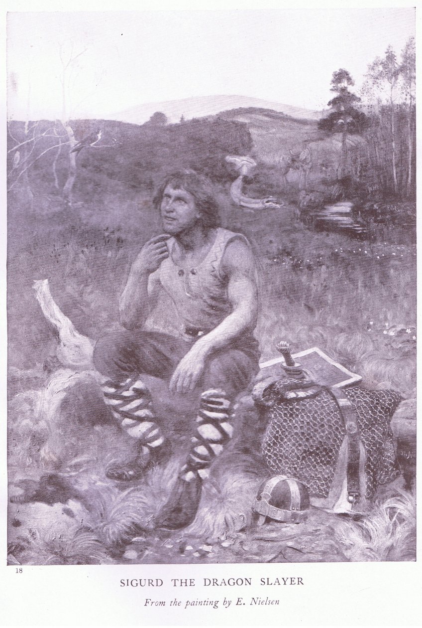 Ejderha avcısı Sigurd by E. Neilson