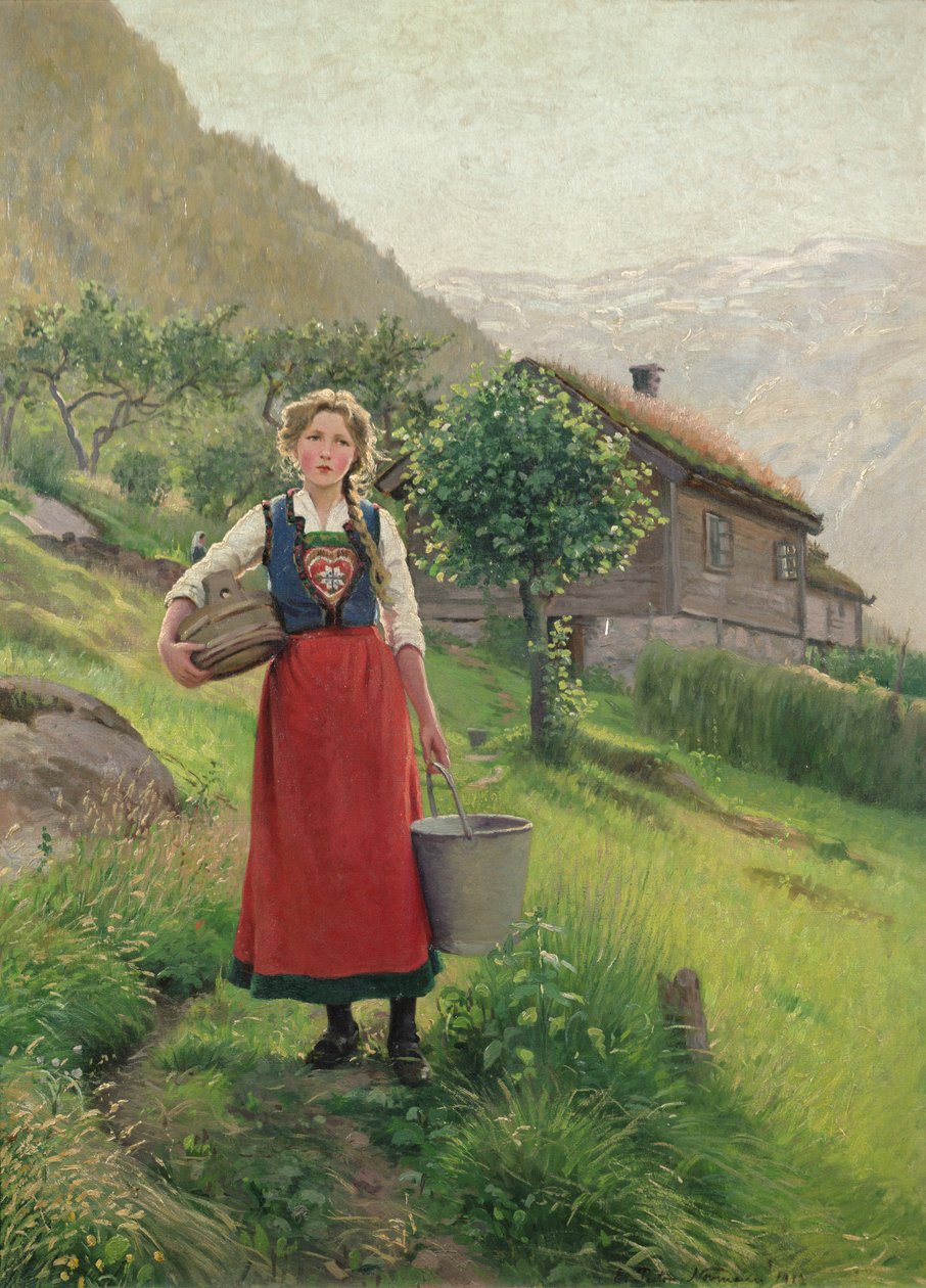 Yaz dağ mera kızı by E. Normann