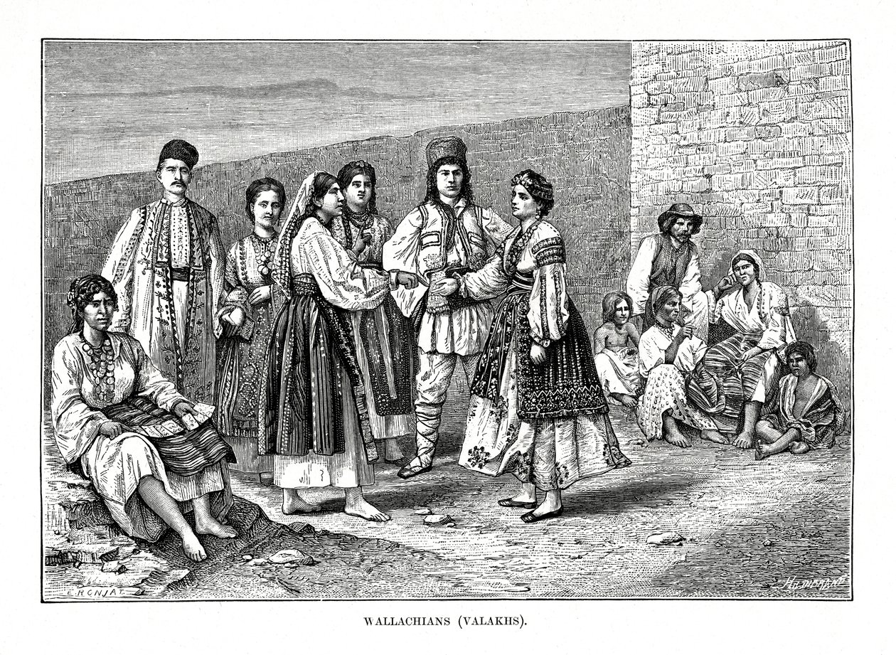 Eflaklılar, 1879. by Etienne Antoine Eugene Ronjat