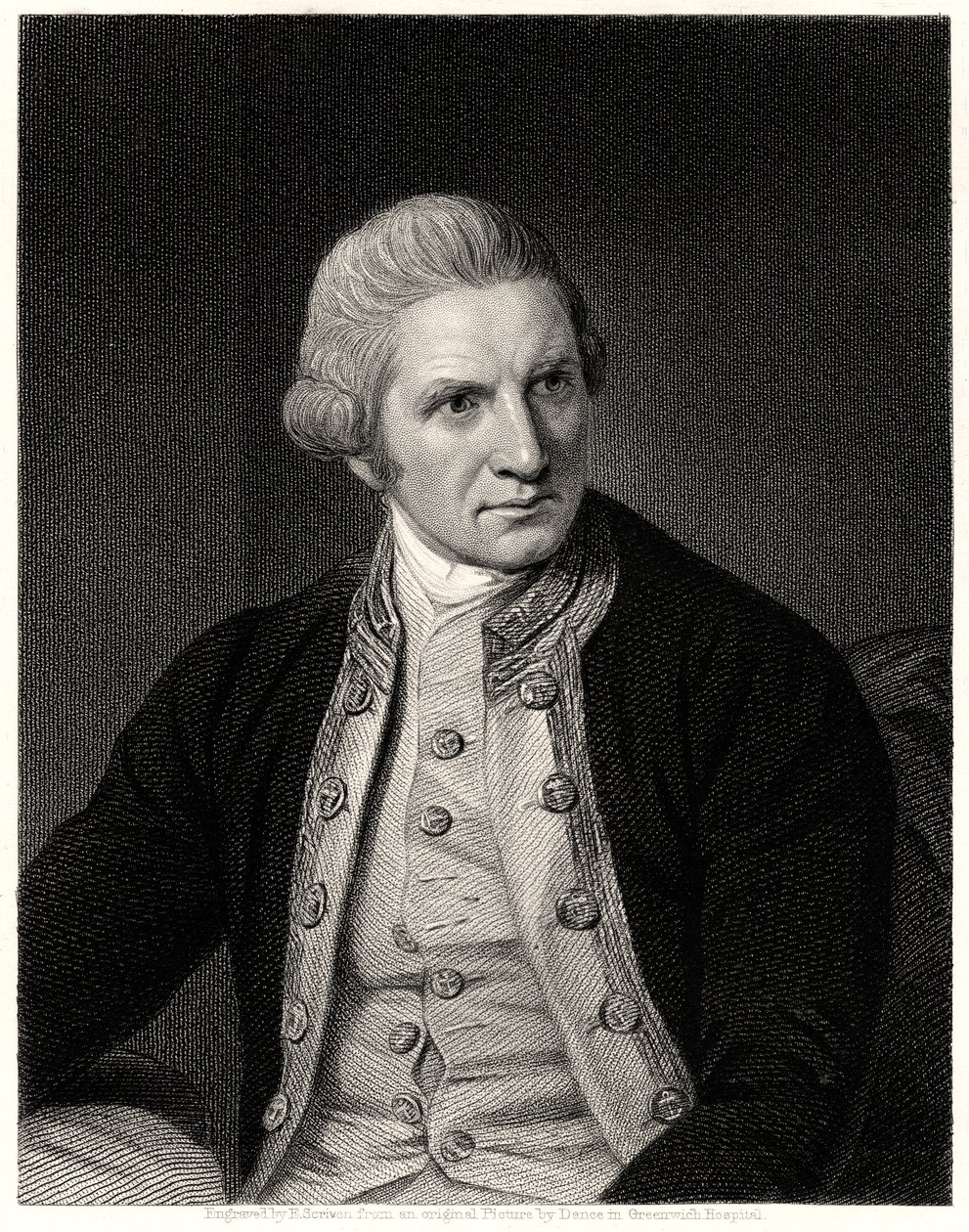 Kaptan Cook, 19. yüzyıl by E. Scriven