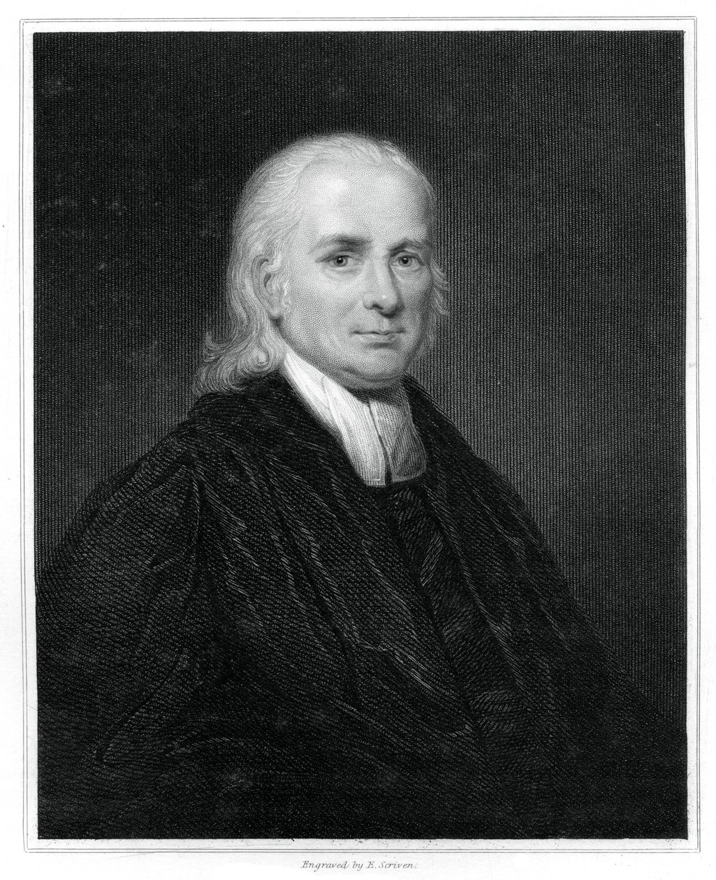 Christian Friedrich Schwarz, Alman Protestan misyoneri Hindistan, 1834. by E. Scriven