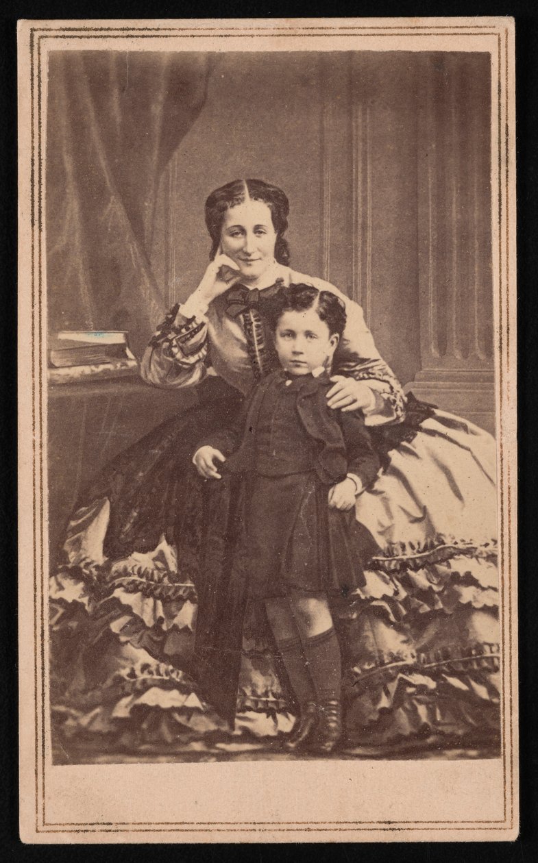 Eugenie de Montijo 1826-1920 ve Oğlunun Portresi, 1860