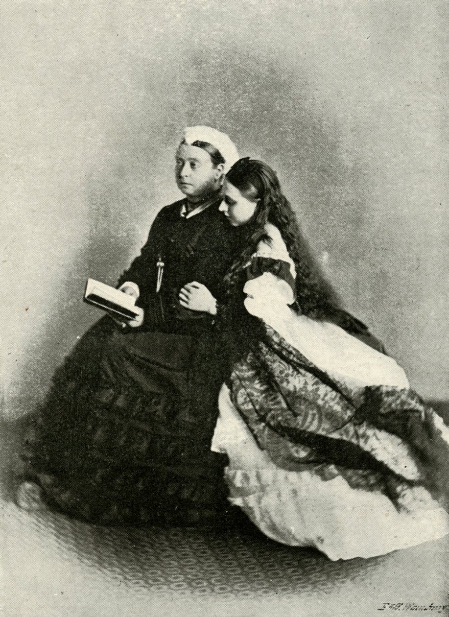 Prenses Beatrice ile Majesteleri, Nisan 1871, c1897. by E. and S. Woodbury