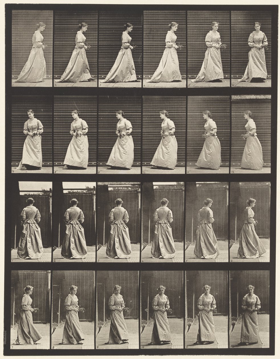 Levha 100. Dönen ve Çıkan Merdivenler, 1885 by Eadweard Muybridge