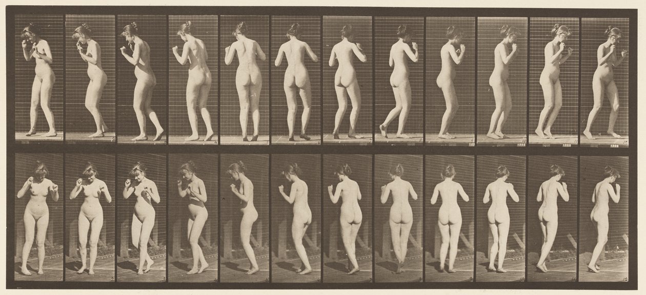 Plaka 195. Dans Eden Vals by Eadweard Muybridge