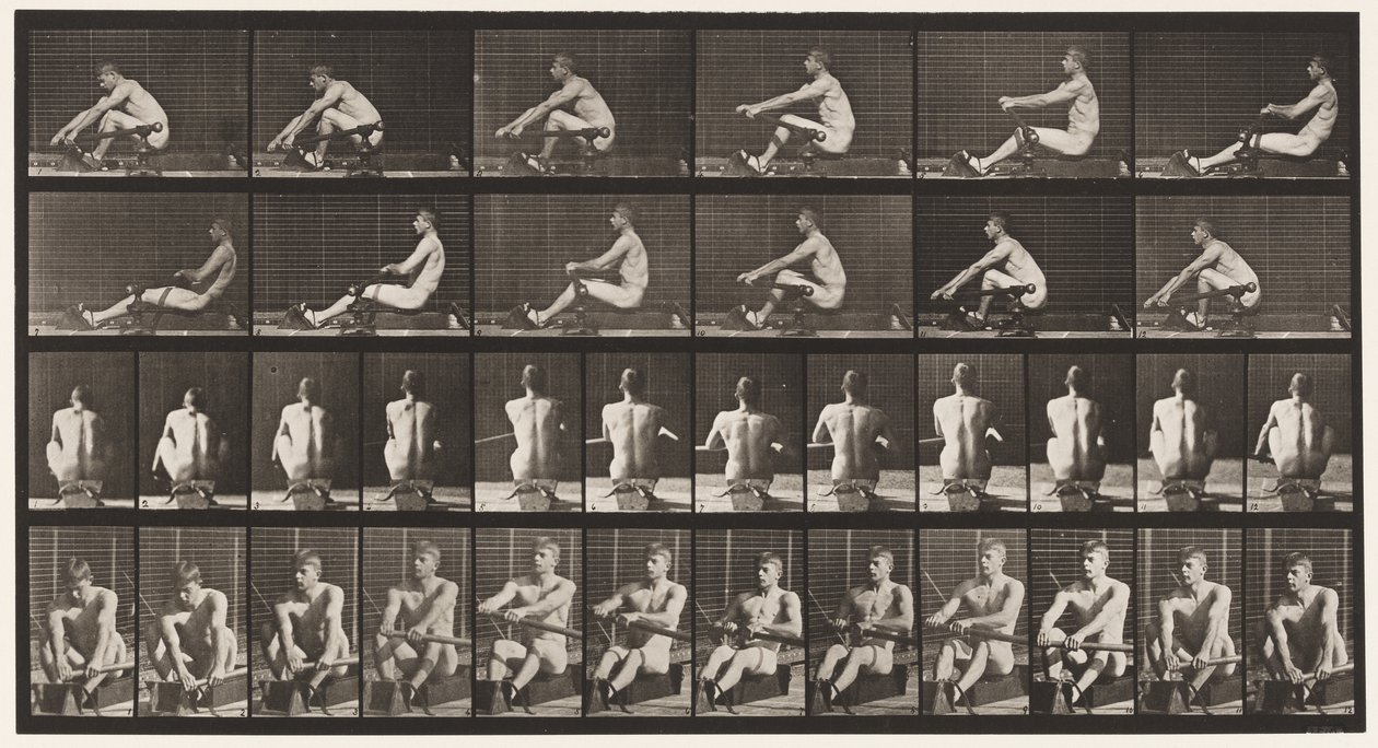 Plaka 327. Kürek by Eadweard Muybridge