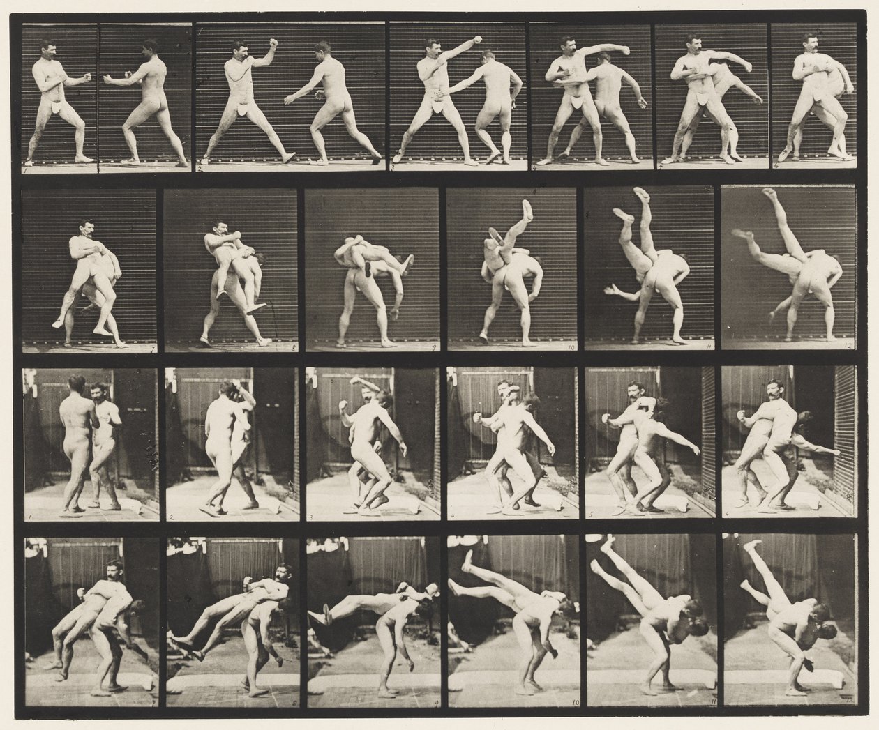 Plaka 332. Boks; Çapraz Kalçalar (Ayakkabılar) by Eadweard Muybridge