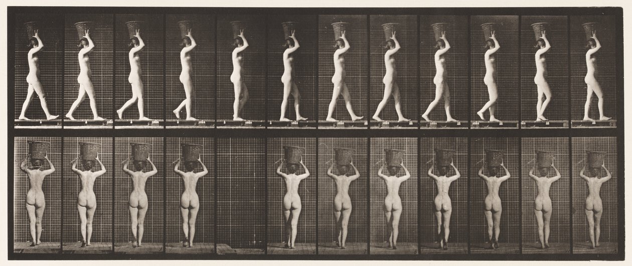 Plaka 34. Yürüyüş by Eadweard Muybridge