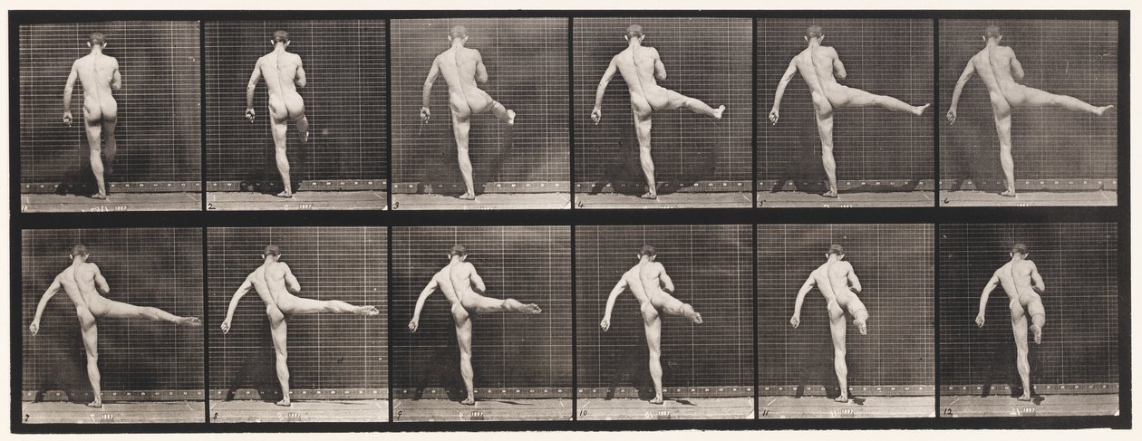 Plaka 369. İlk Bale Aksiyonu by Eadweard Muybridge