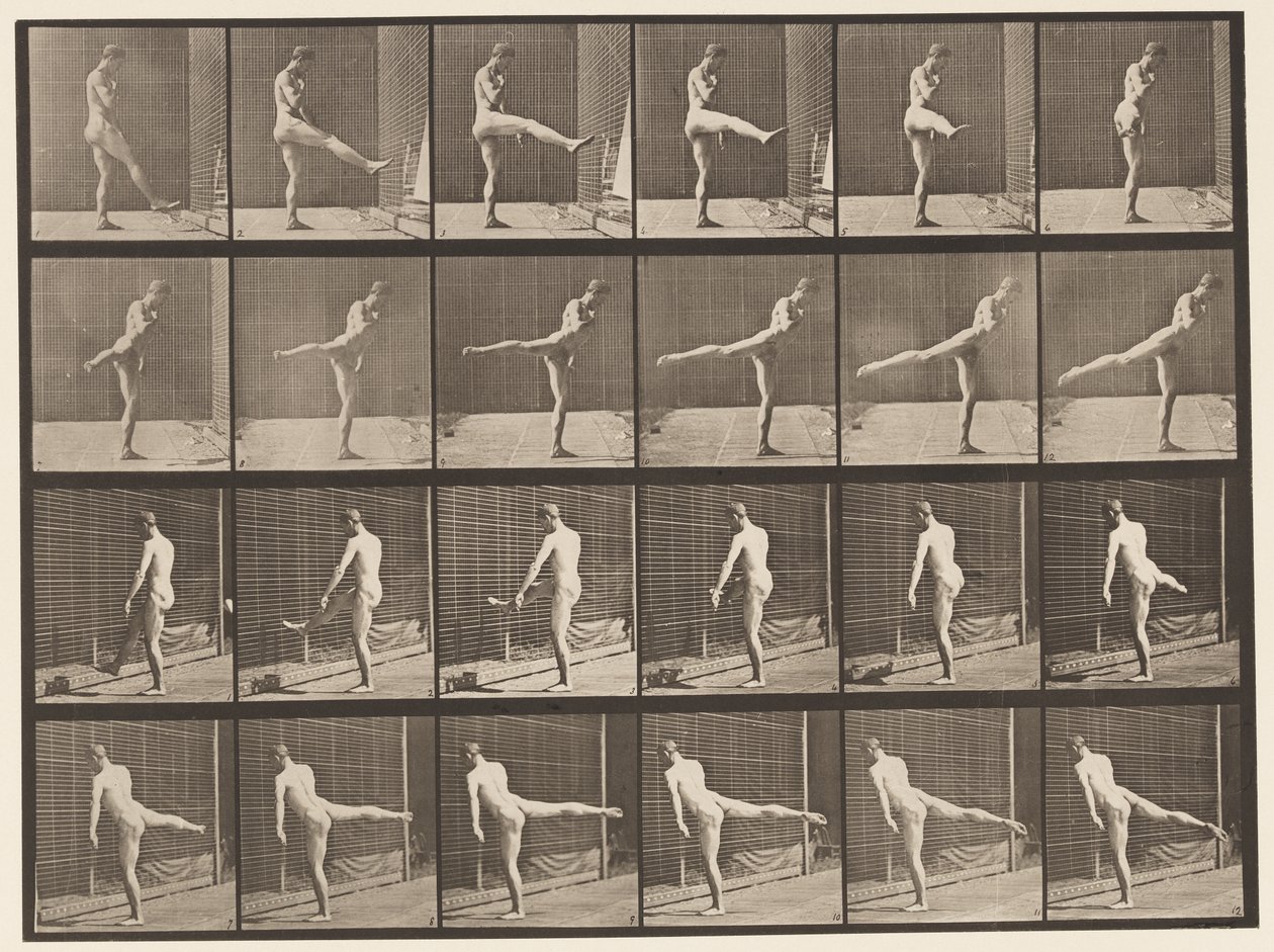 Plaka 370. İlk Bale Hareketi by Eadweard Muybridge