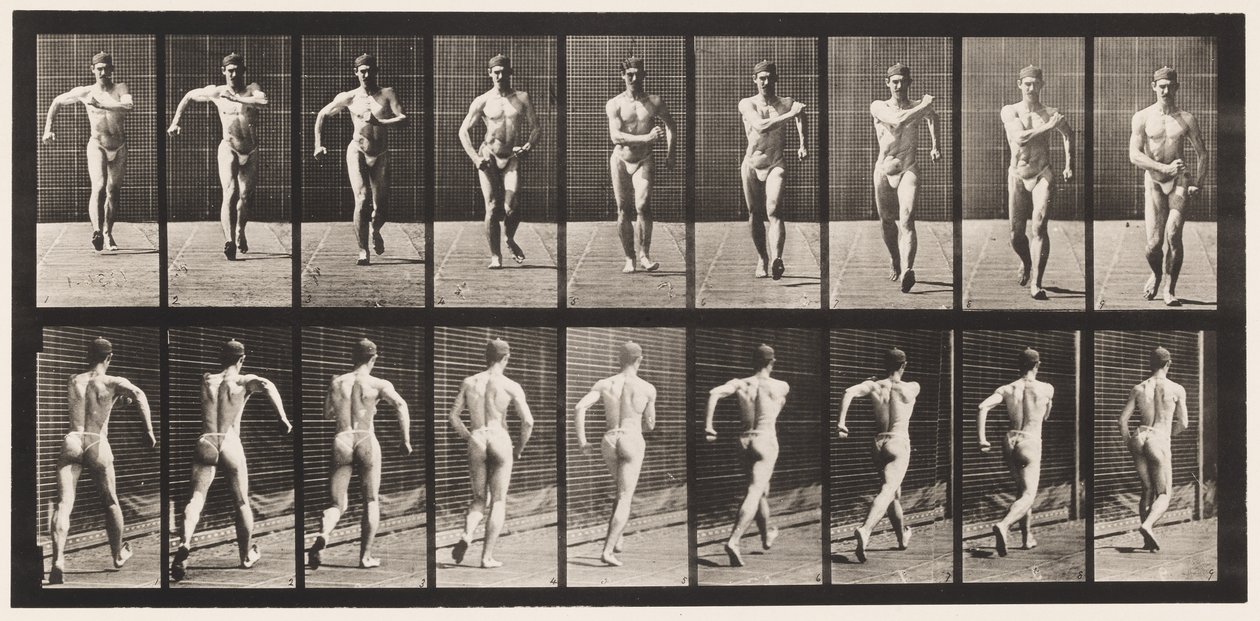 Plaka 3. Yürüyüş by Eadweard Muybridge