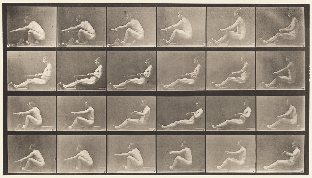 Plaka 492. A by Eadweard Muybridge