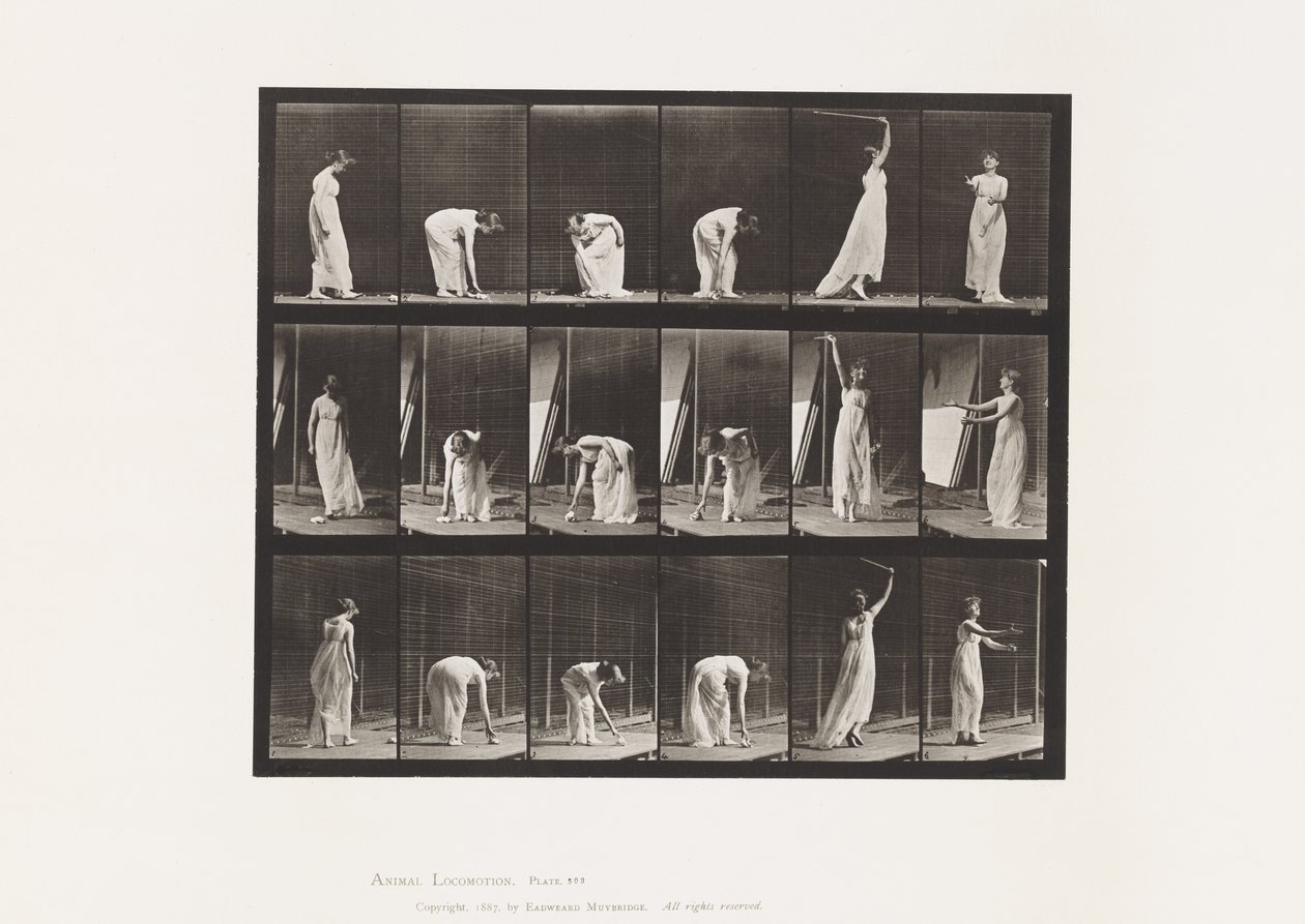 Plaka 503. Muhtelif - Eğilme vb. by Eadweard Muybridge