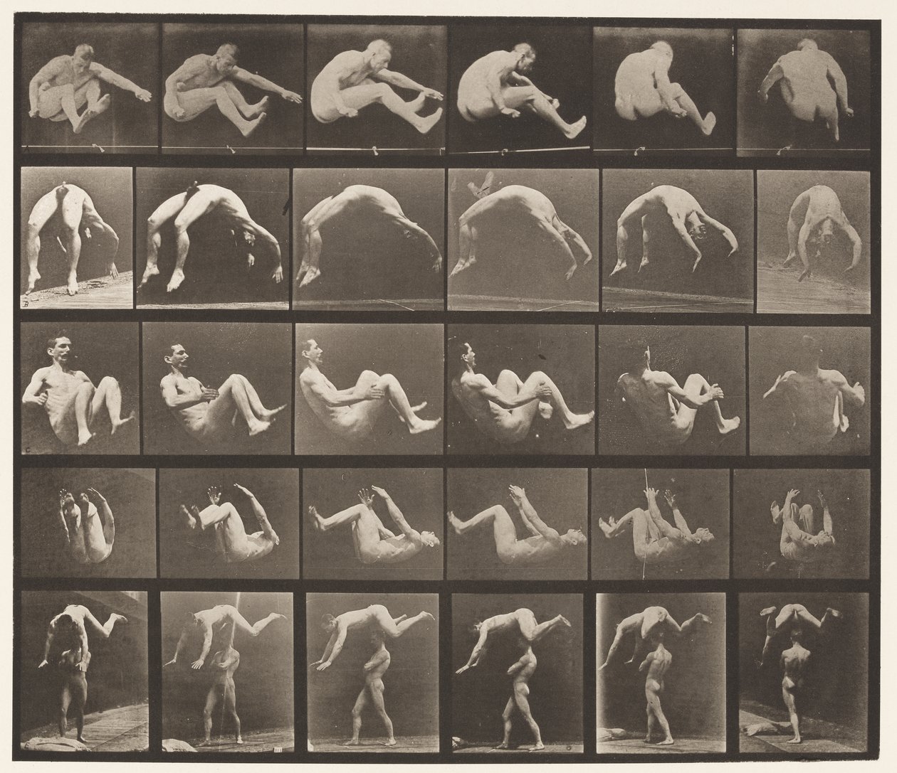 Plaka 522. A, 97 Atlama; B, 98 El Yayı; C, 98 Takla by Eadweard Muybridge