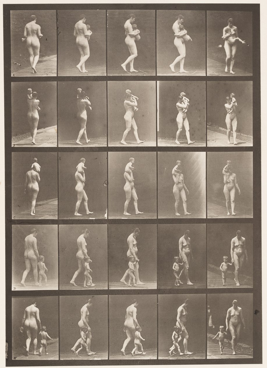 Plaka 528. A,B,C by Eadweard Muybridge