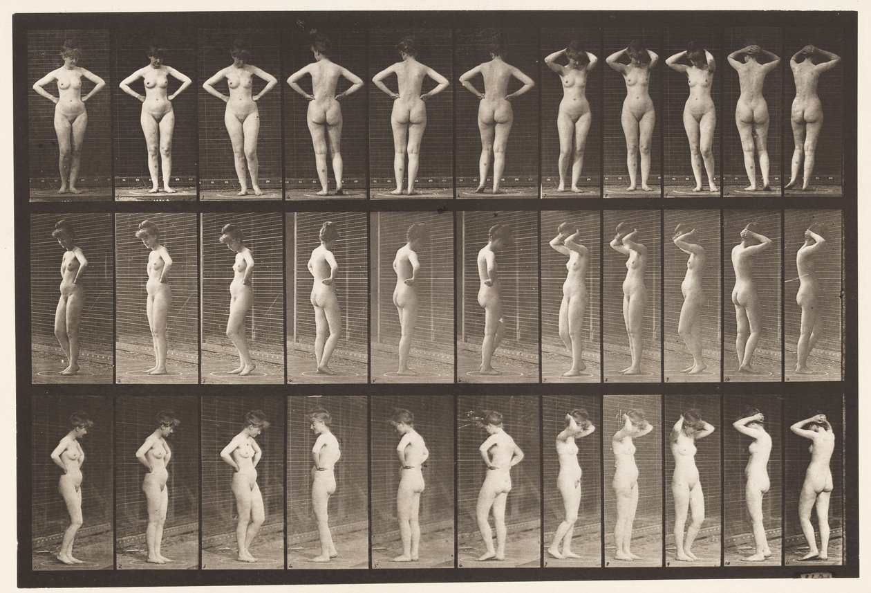 Plaka 531. Çeşitli Pozlar by Eadweard Muybridge