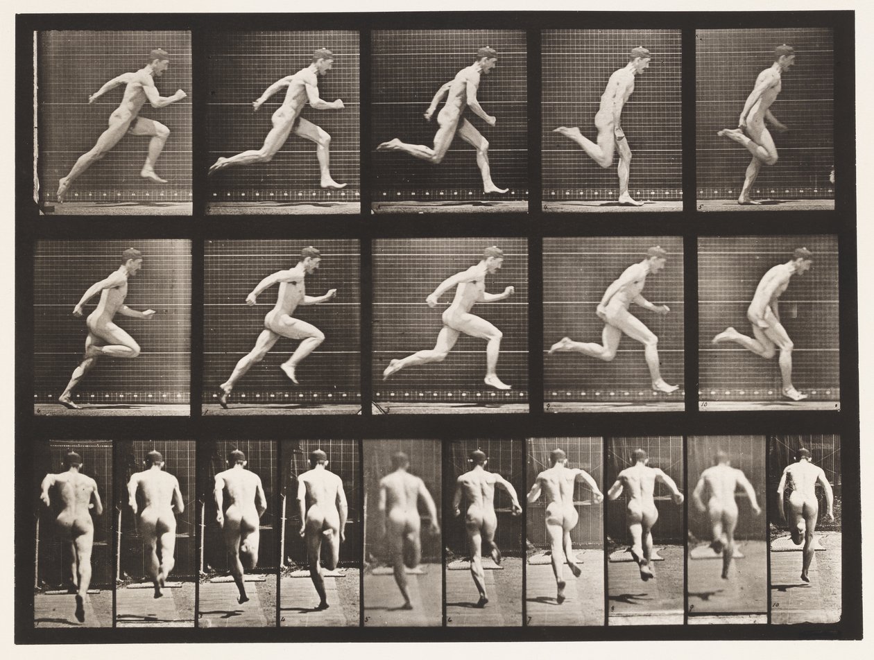 Plaka 63. Tam Hızda Koşu. by Eadweard Muybridge