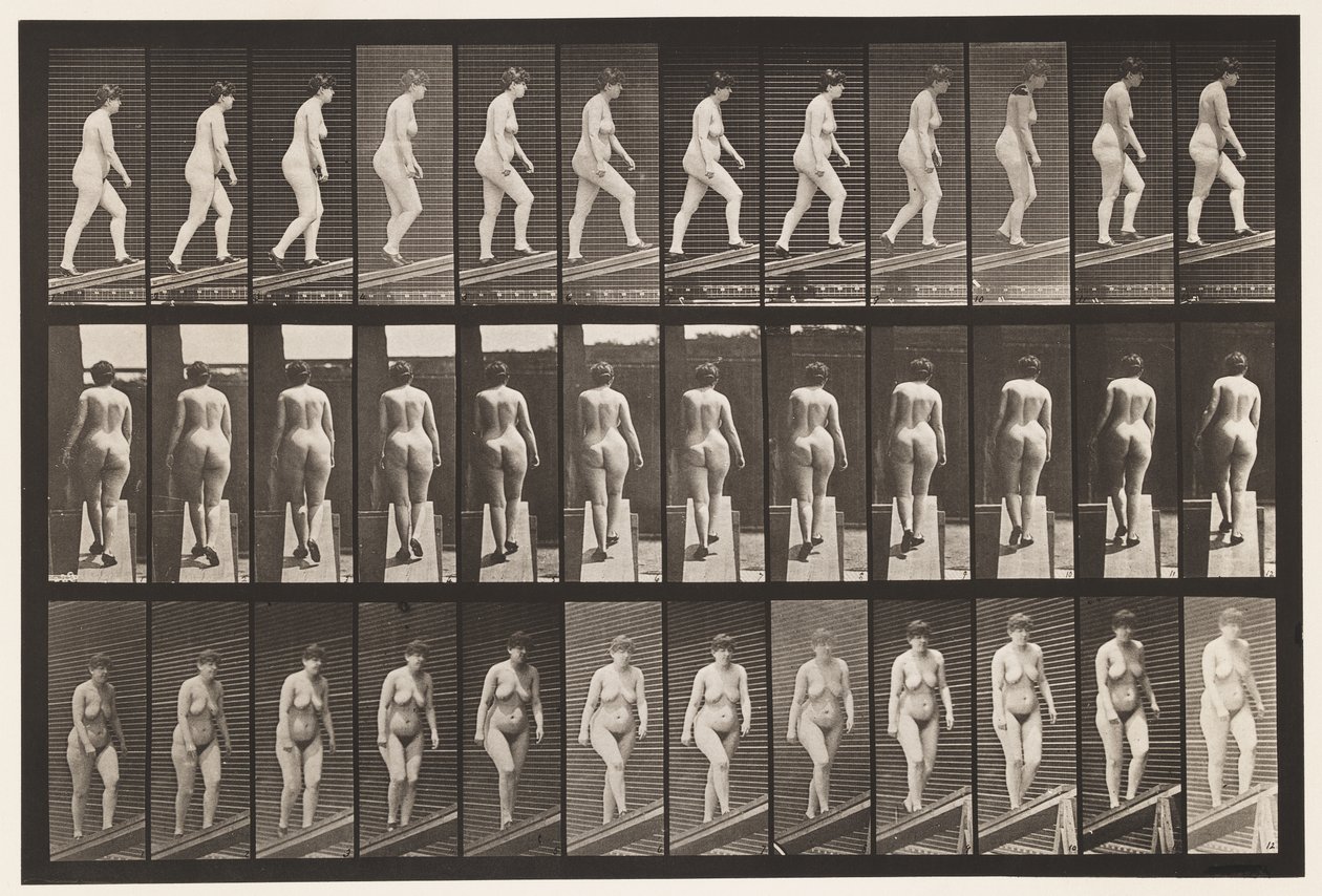 Plaka 86. Artan Eğim by Eadweard Muybridge