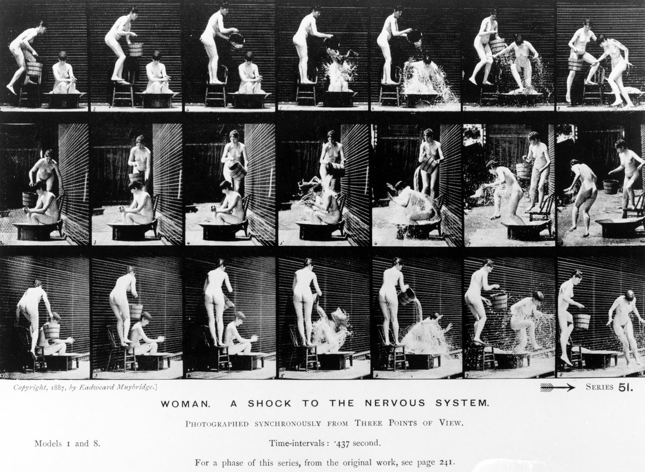 Kadın. Sinir Sistemine Bir Şok, 1887, Eadweard Muybridge