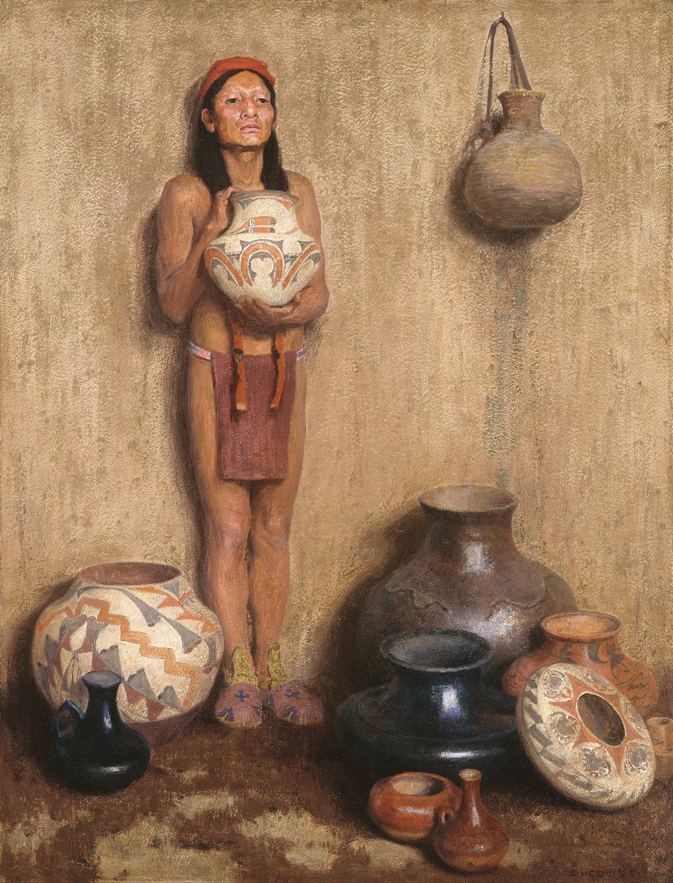 Çömlek Satıcısı by Eanger Irving Couse