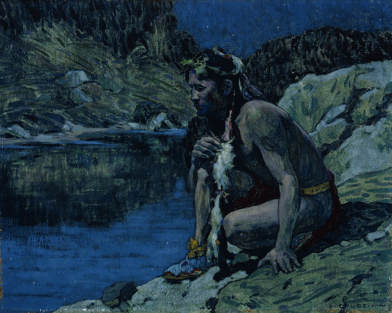 Akşam Yalnızlığı by Eanger Irving Couse