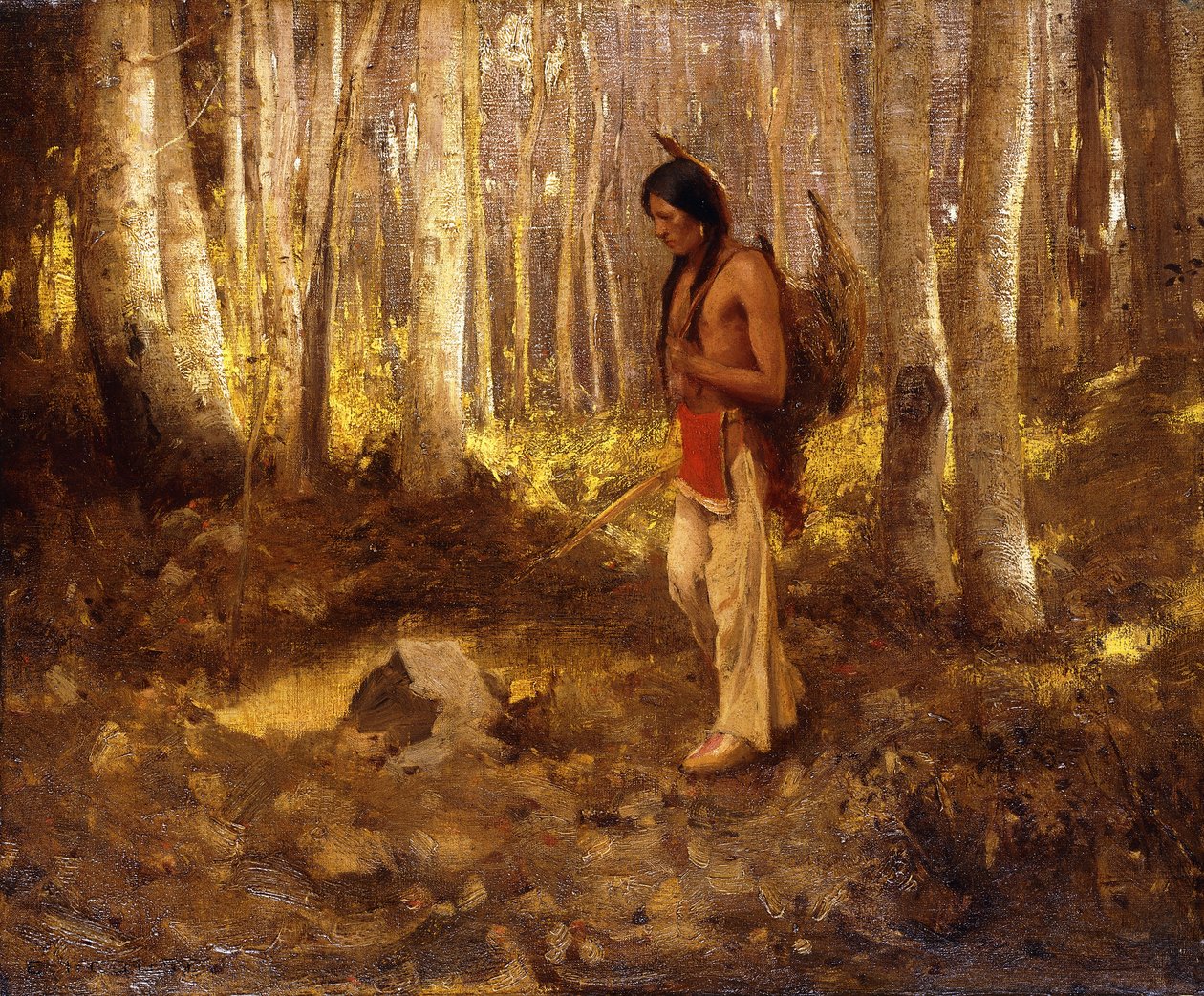 yalnız avcı by Eanger Irving Couse
