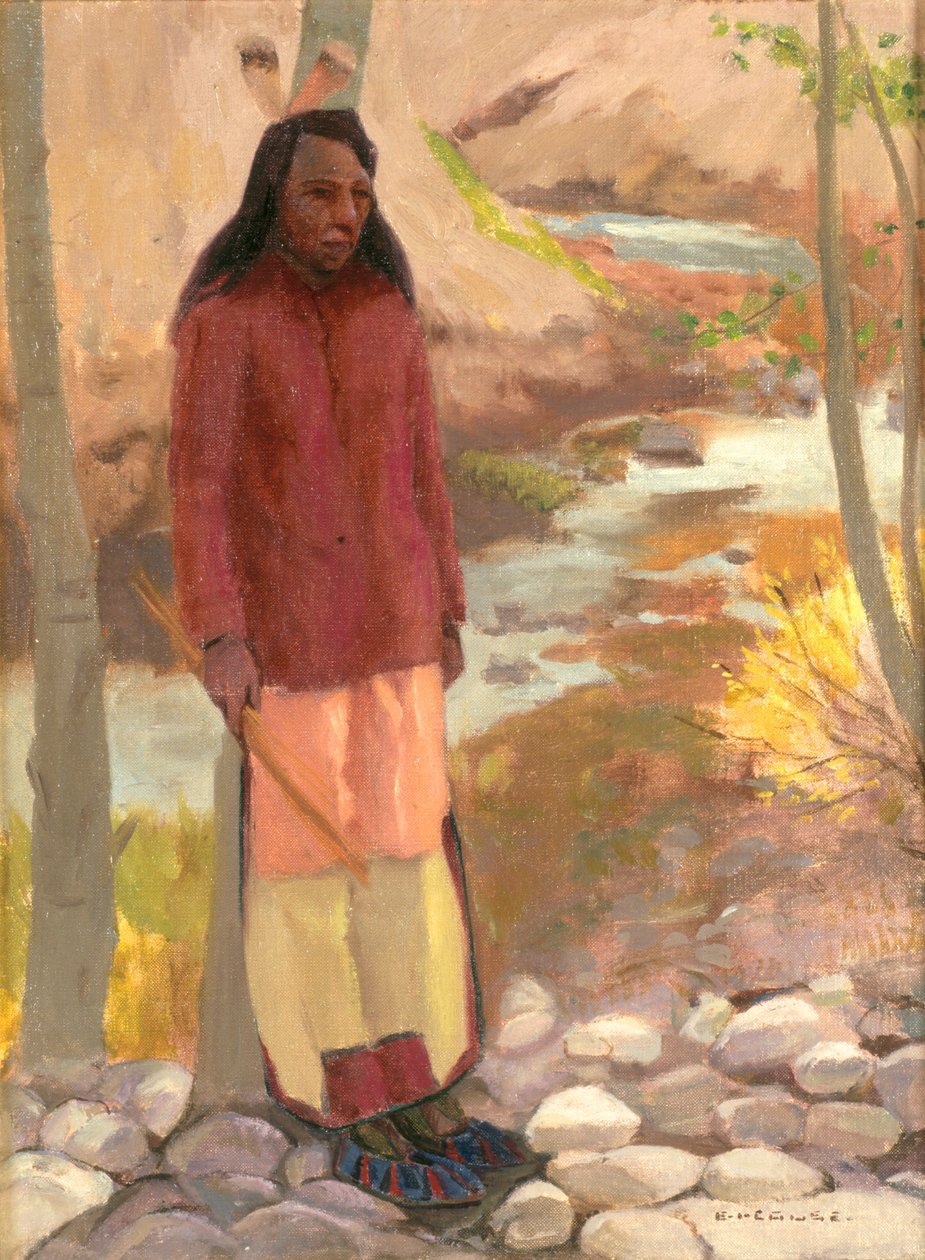 Umatilla Indian Çalışması, Columbia Nehri, 1897 by Eanger Irving Couse