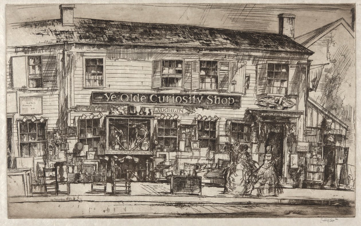 Ye Olde Merak Dükkanı, Nantucket by Earl Horter