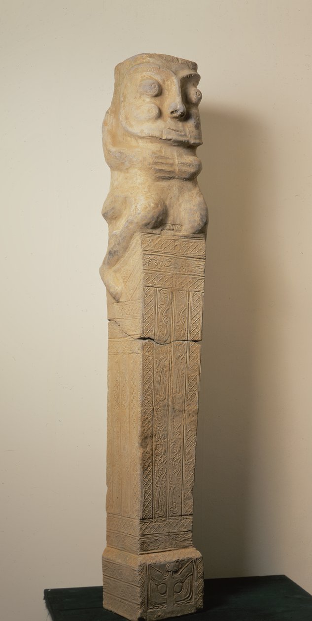 Erken Çin çanak çömlek mezar lentosu, mezar eseri, Doğu Han Hanedanlığı, 25-220 (seramik) by Eastern Han Dynasty Chinese School