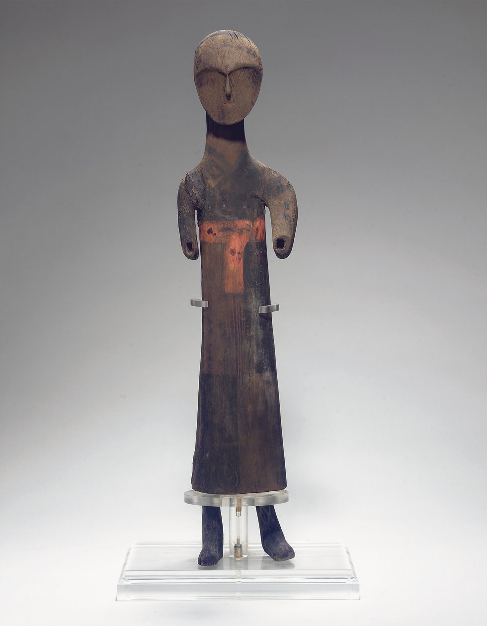 Oyulmuş bir görevli figürü, MÖ 475-221 by Eastern Zhou Dynasty Chinese School