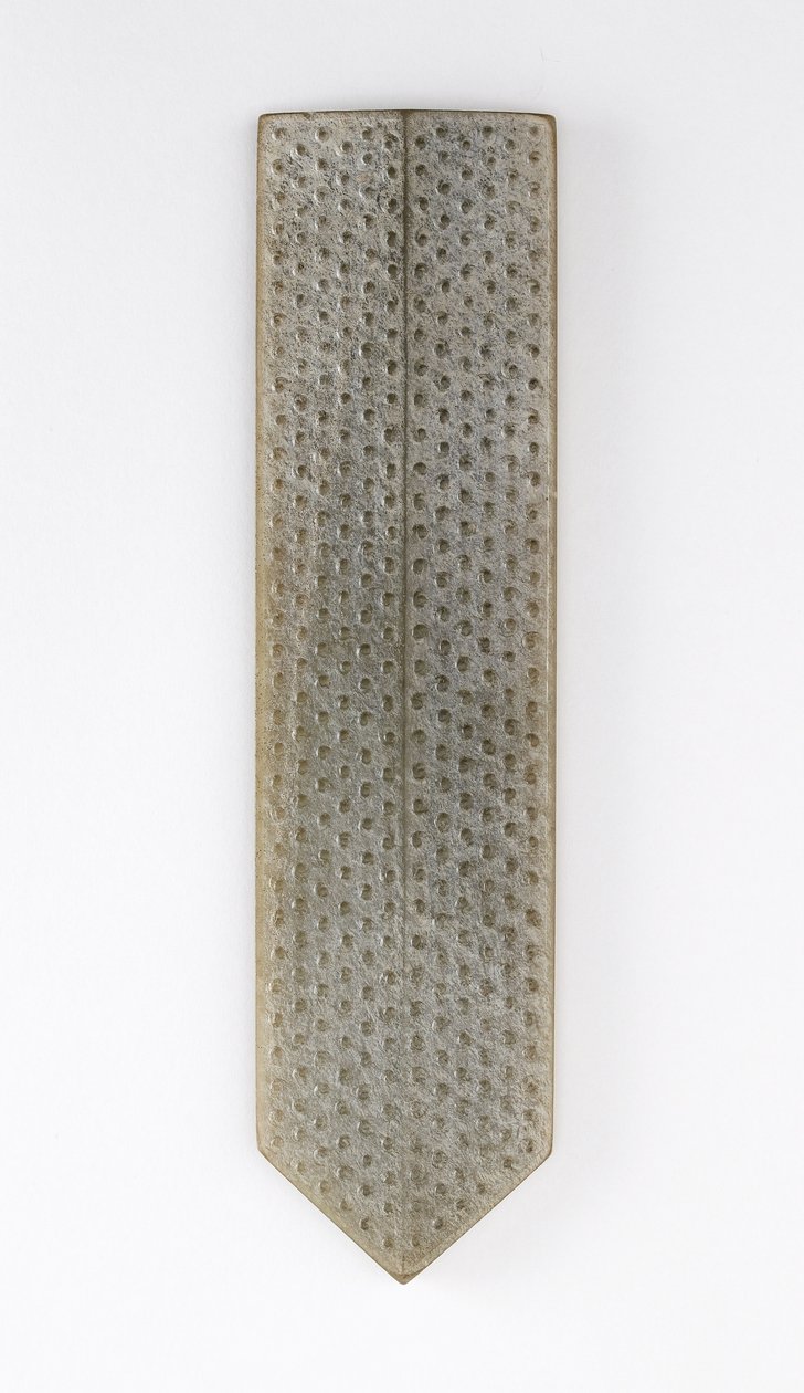 Tören aleti (yeşim taşı) by Eastern Zhou Dynasty Chinese School