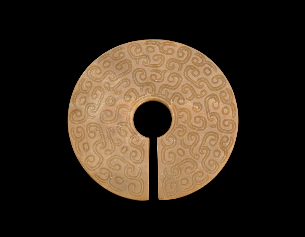 Ejderhalı küpe, MÖ 8-7. yy by Eastern Zhou Dynasty Chinese School