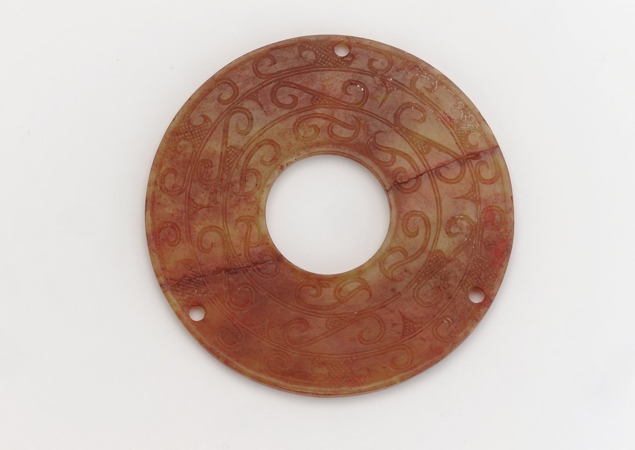 Süs diski, MÖ 4.-3. yy by Eastern Zhou Dynasty Chinese School