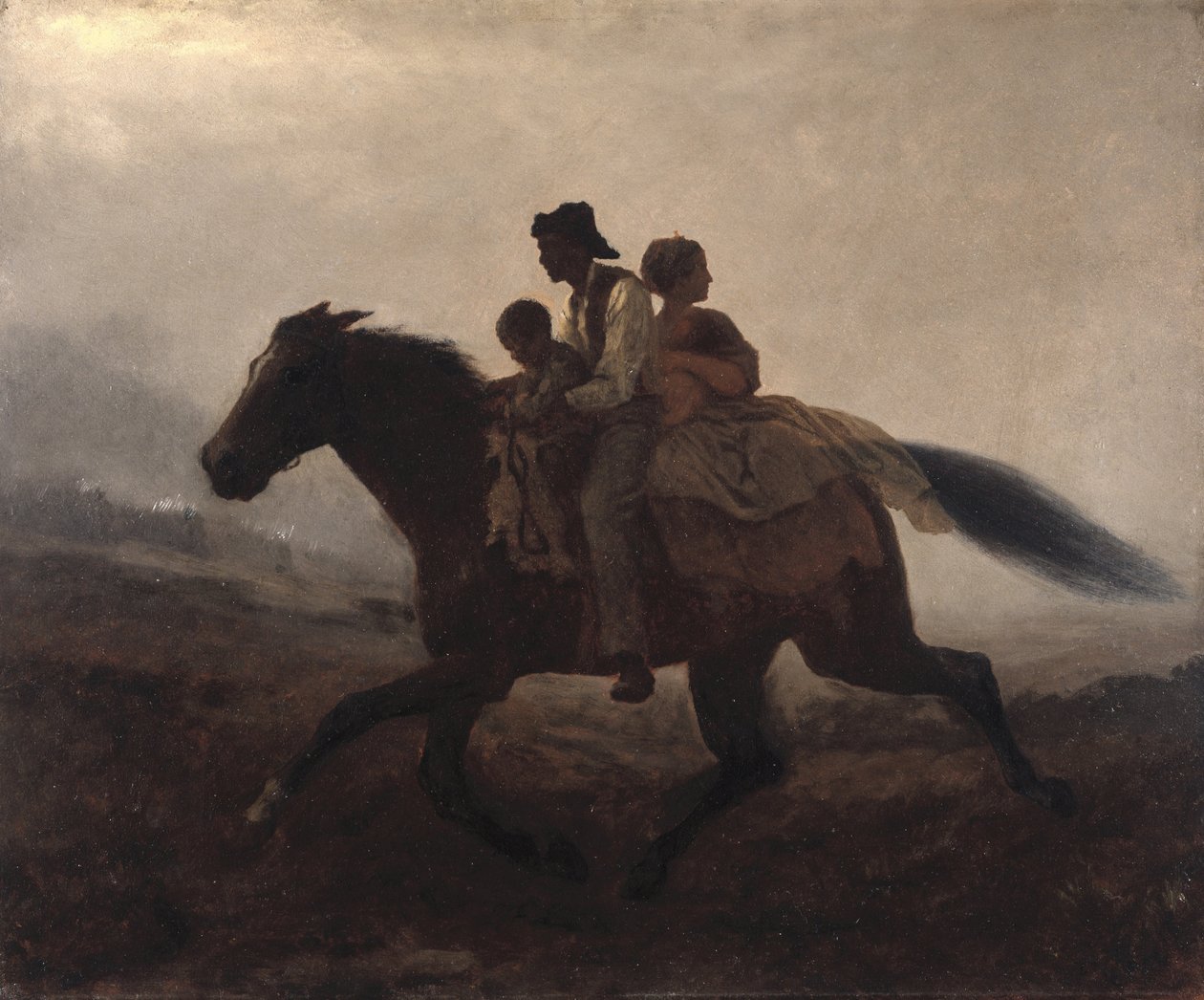 Özgürlük Yolculuğu -- Kaçak Köleler by Eastman Johnson