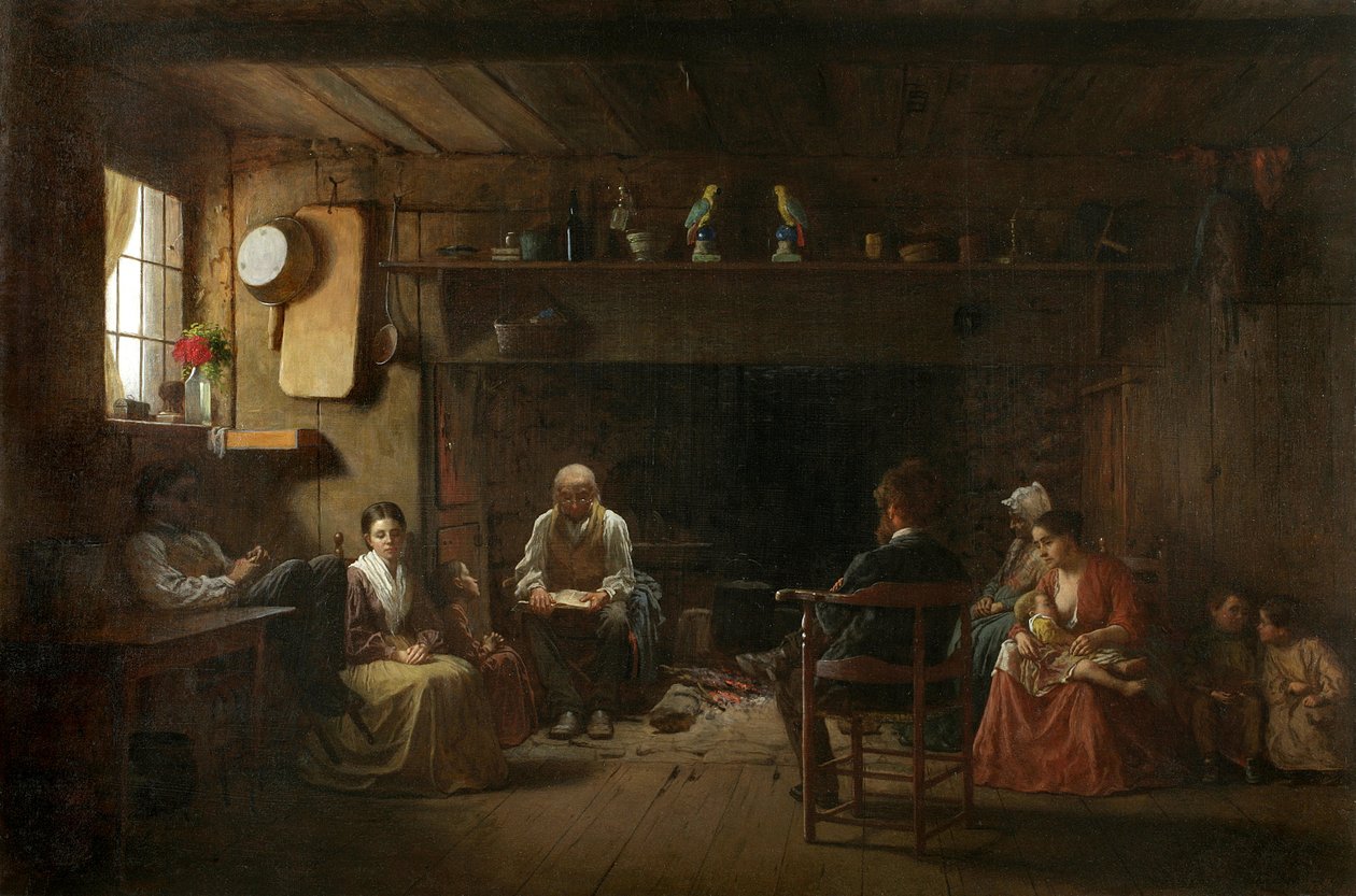 Pazar Sabahı, 1866 by Eastman Johnson