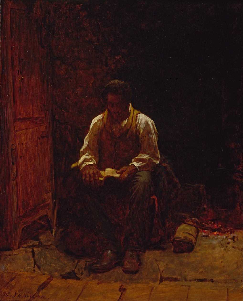 Lord benim çobanım by Eastman Johnson