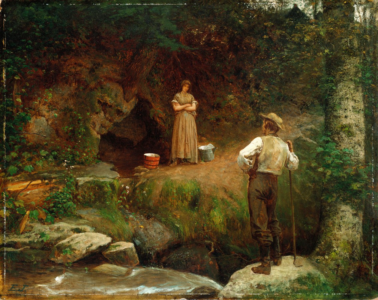 Erken Aşıklar by Eastman Johnson