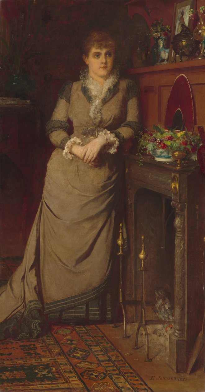 Harriet Hubbard Ayer, 1881. by Eastman Johnson