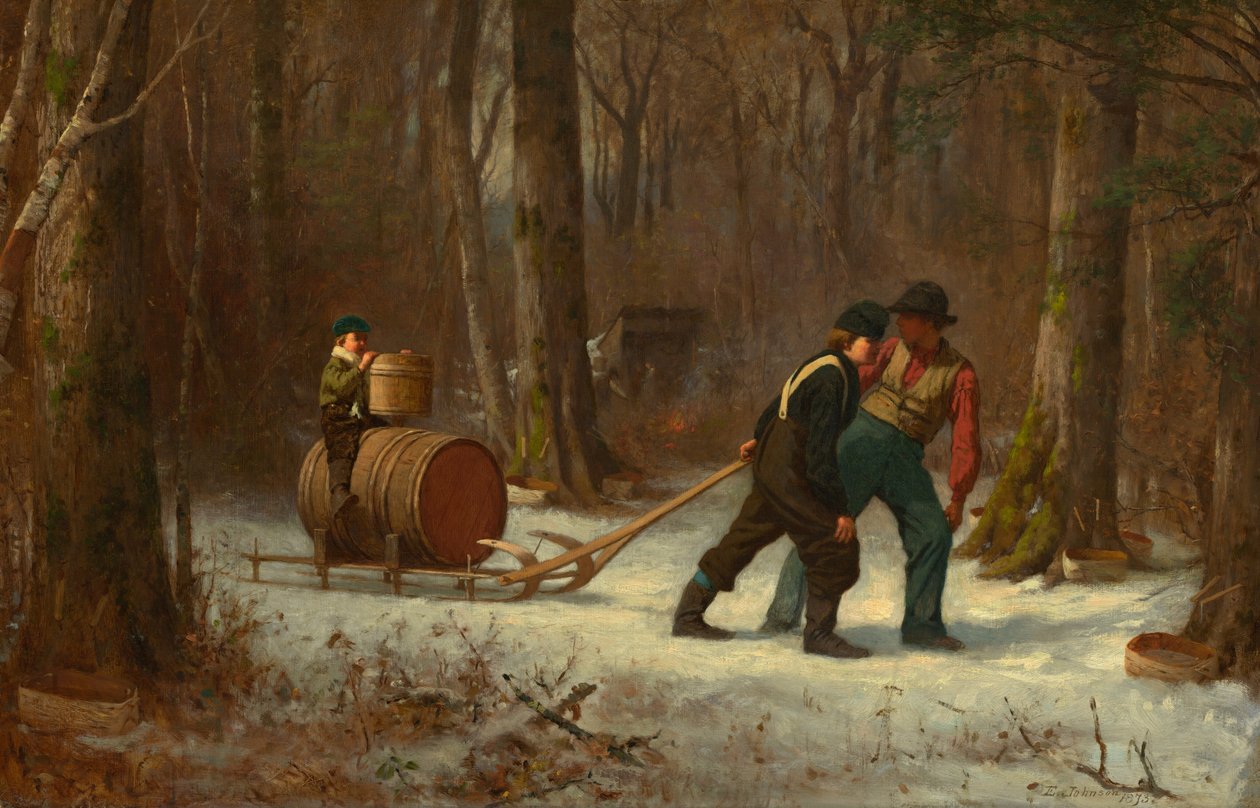 Kamp Yolunda by Eastman Johnson