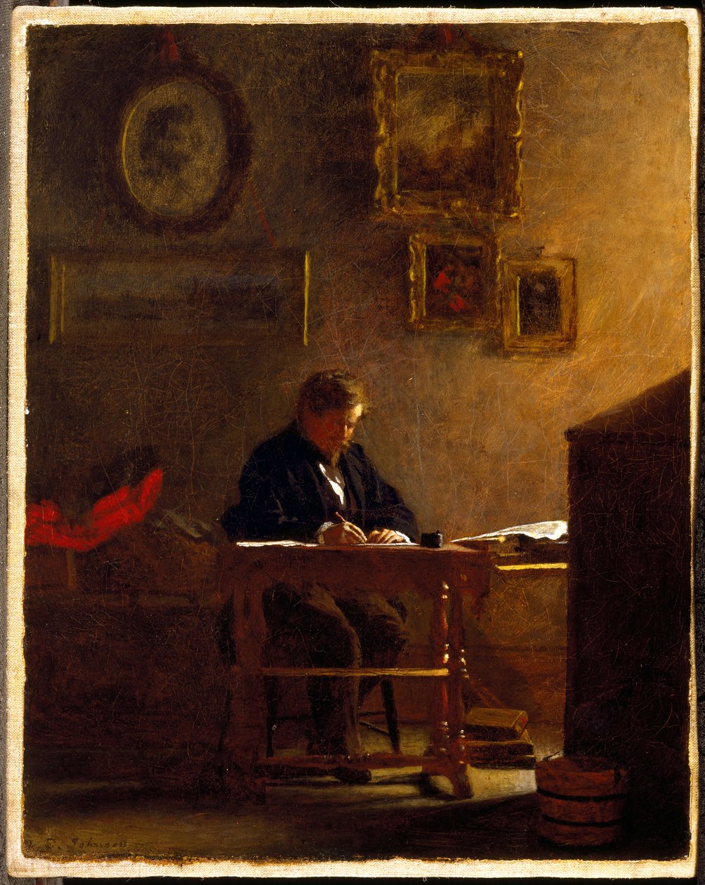 Otoportre, c.1865-70 by Eastman Johnson
