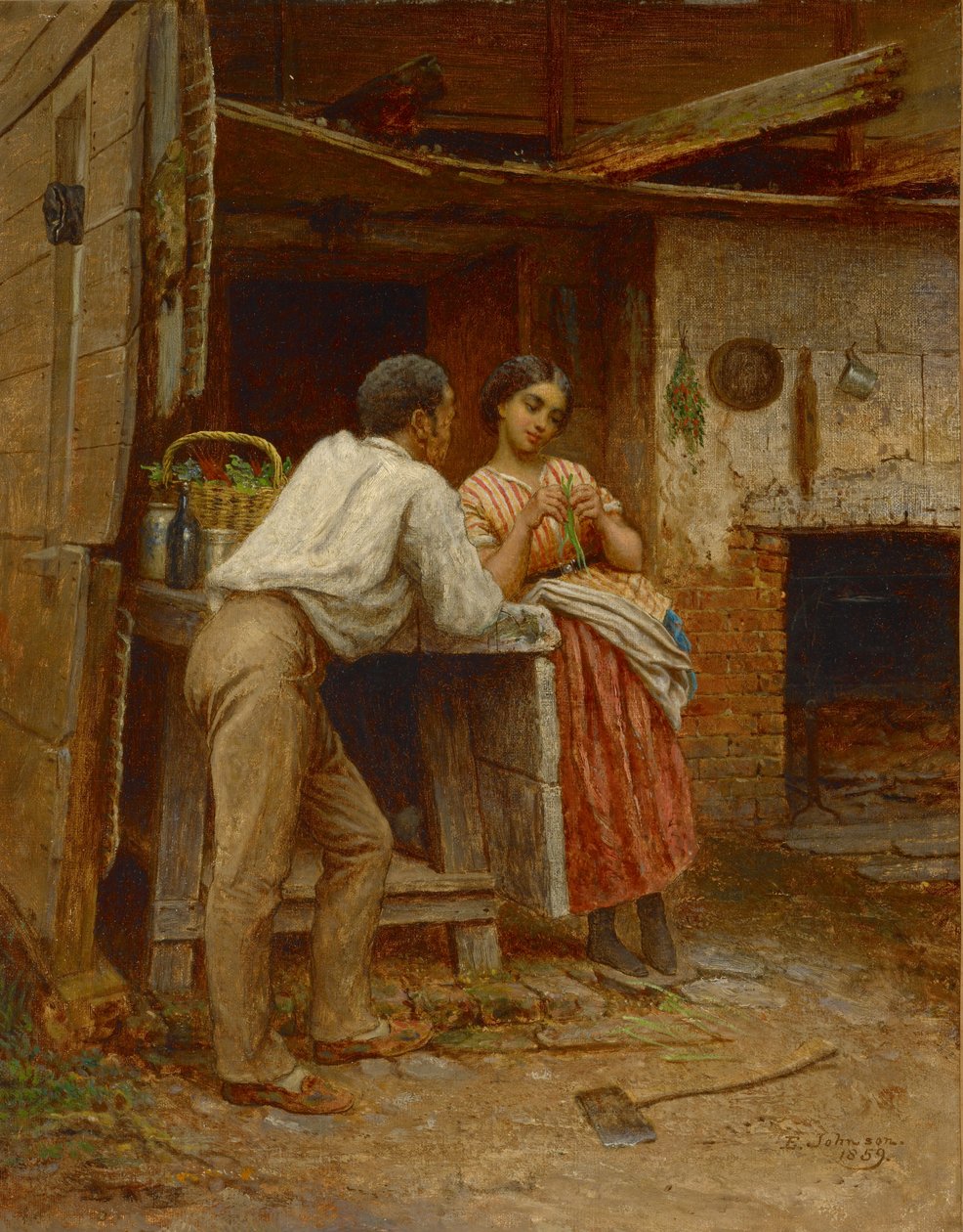 Güney Kursu, 1859 by Eastman Johnson