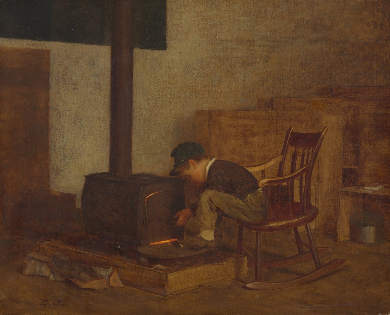 Erken Bilgin, c. 1865. by Eastman Johnson