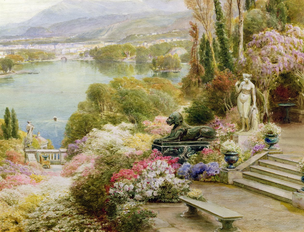 Maggiore Gölü (381869 detayı) by Ebenezer Wake Cook