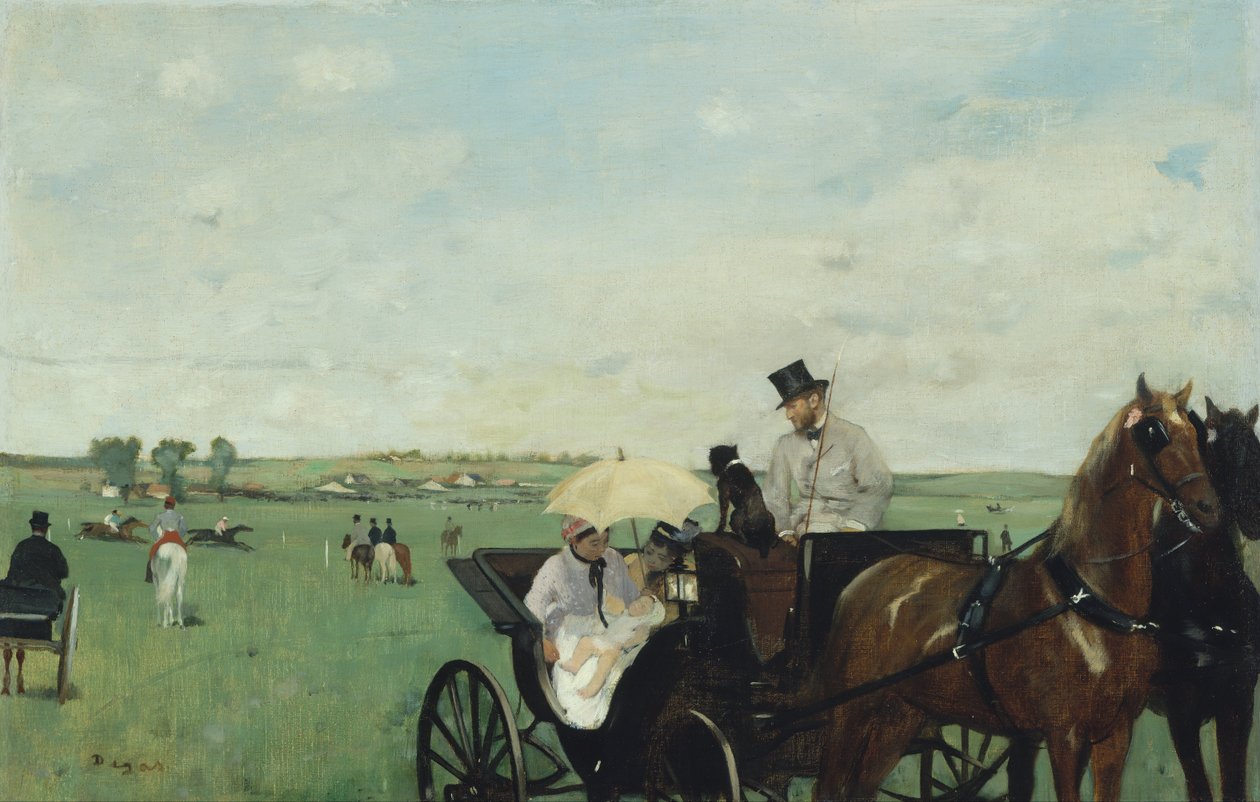 Kırsaldaki Yarışlarda by Edgar Degas